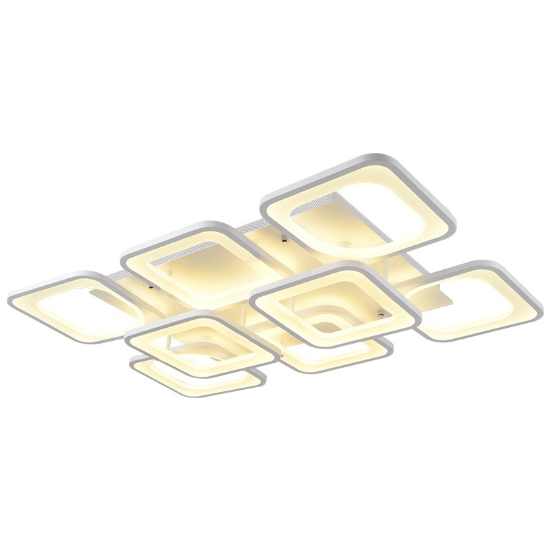 Hot sale square remote control  acrylic led ceiling light fixture