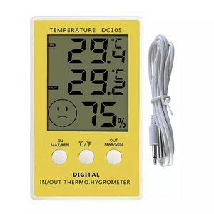 Factory Wholesale High Precision Indoor Outdoor Temperature Thermometer Digital Hygrometer Humidity Temperature Sensor