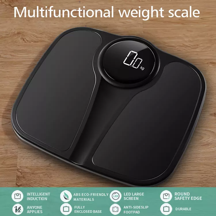 Digital Body Weight Bathroom Scale, LED Large Screen Display 440lb/200kg High Accurate Weight Scales for Body