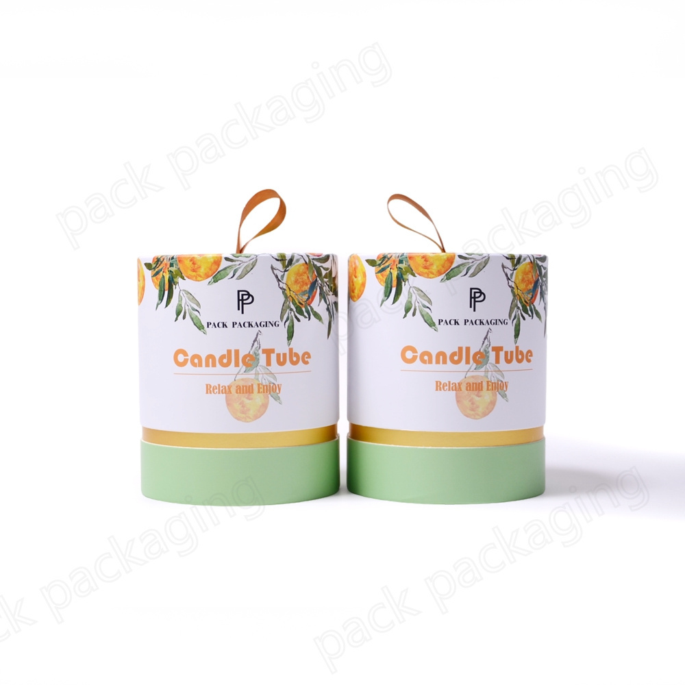 Custom Recyclable candle jar tube luxury rigid 10oz 8oz blank cardboard candles packing gift candle box