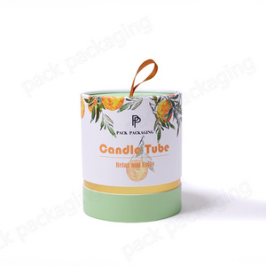 Custom Recyclable candle jar tube luxury rigid 10oz 8oz blank cardboard candles packing gift candle box