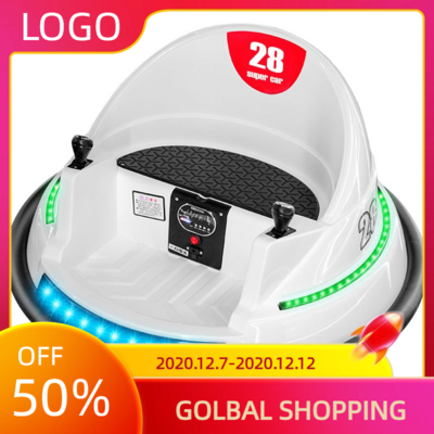 Factory sale child 6v ride on bumper car for kids children toy car 360 spin zone kids bumper car