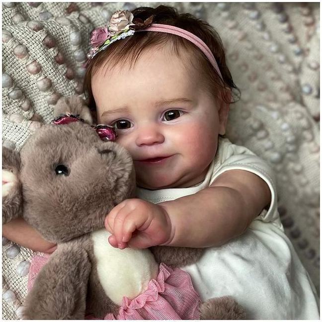 Reborn Doll mini reborn bebek American Realistic Solid Soft Kids Princess Life Bebes Lifelike Silicon Vinyl Alive Baby Doll