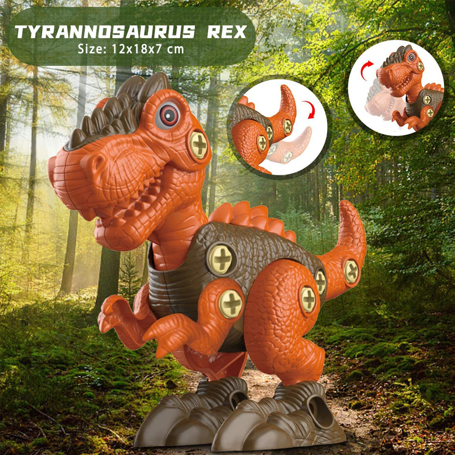 New Hot Sale B Toy  Take Apart Toy for Kids Ages 3-8 Construction Building DIY dinosaur