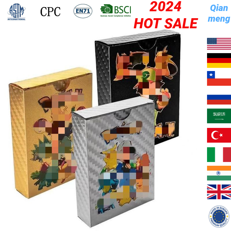 Hot Sale Monter Arena Gold Game Card 55 Pcs Box Trading Card Game Booster Playing Cards For Sale