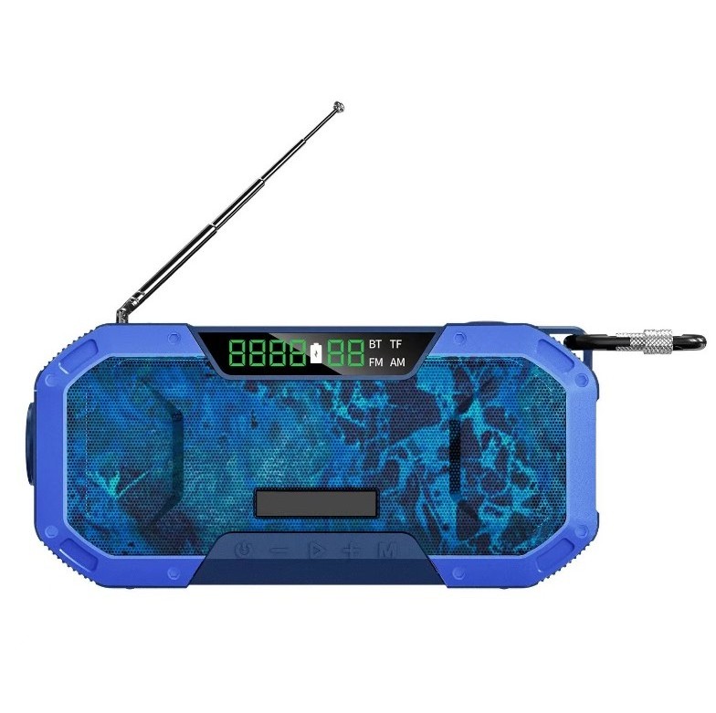 Digital Solar Hand Crank AM/FM Multifunctional Emergency Radio Product With Flashlight SOS Alert