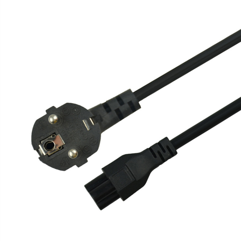 VDE 220v PVC Eu European Power Cord Ac Euro Iec320 C5 C7 C13 0.75mm Europe Power Cable with Plug