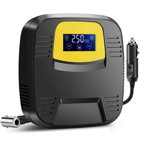 Air Compressor Tire Inflator DC 12V Touch Screen Digital Pressure Gauge Car Portable Electric Air Pump