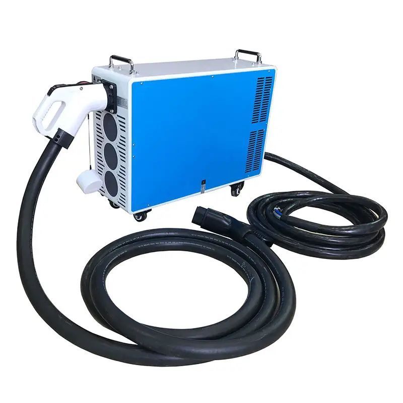 Fast Charging of Electric Vehicles Portable 15kw 20kw Dc Fast Charger with CCS1 CCS2 Gbt CHAdeMO Dc Charger for Electric Car