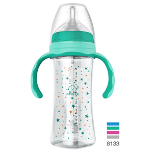 Good quality 300ml Fancy Design PP Natural Flow Baby Milk Feed Bottle