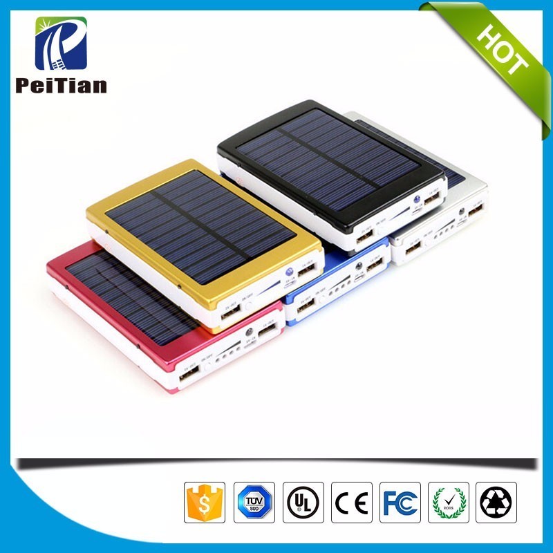 Solor Power Bank 12000mAh Dual USB Portable Solar Panels Charge Powerbank Best Products Consumer Electronics