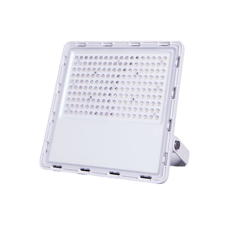 White housing economical outdoor lights ip65 waterproof 50watt led floodlight uv reflector