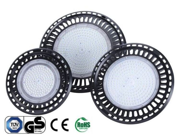 50W 100W 150W 200W UFO High Bay Light Workshop Warehouse Industrial Garage IP65 LED High Bay Lamp