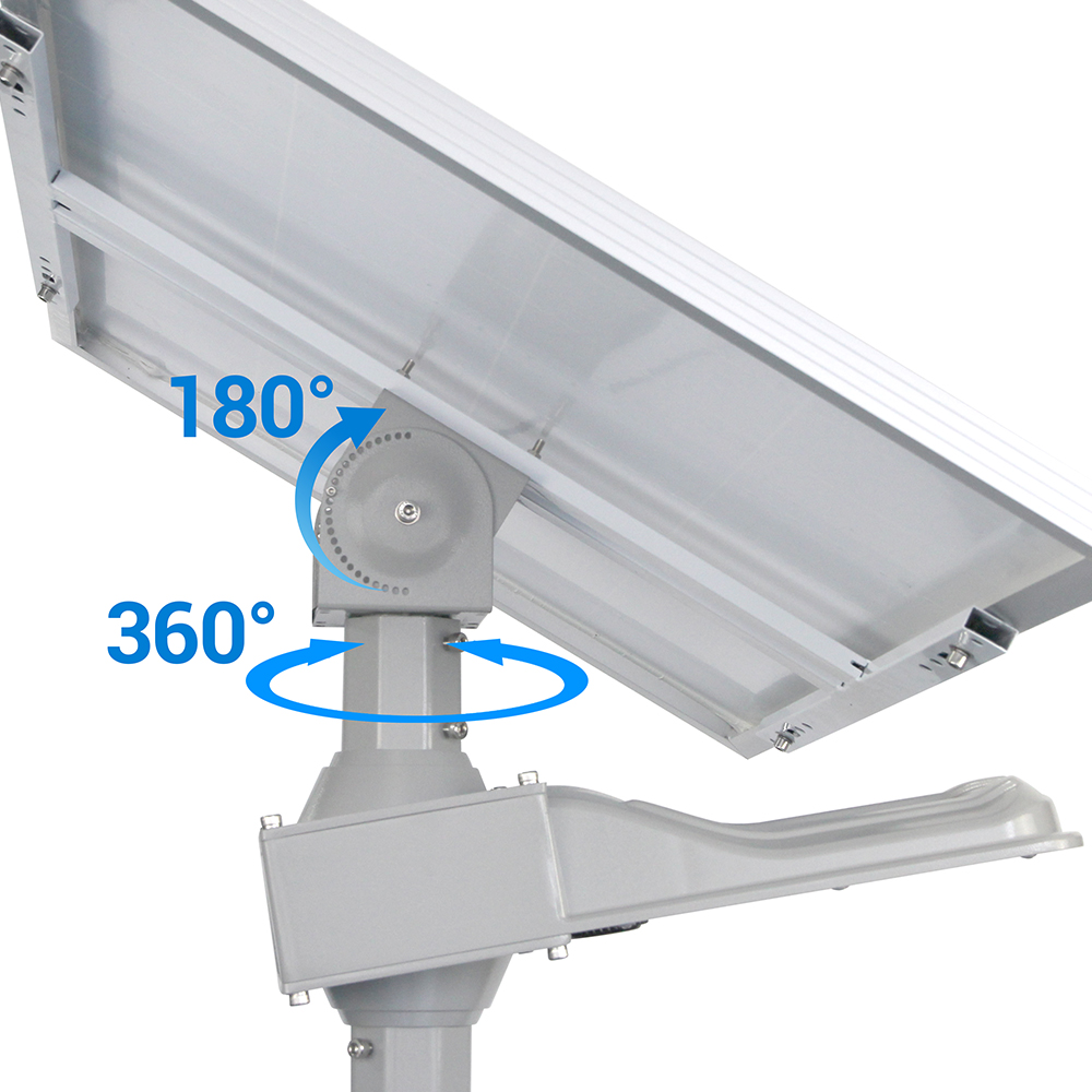 PV panel 360 degree adjustable battery replaceable all in two solar light 30w 60w 90w 150w solar street light led outdoor