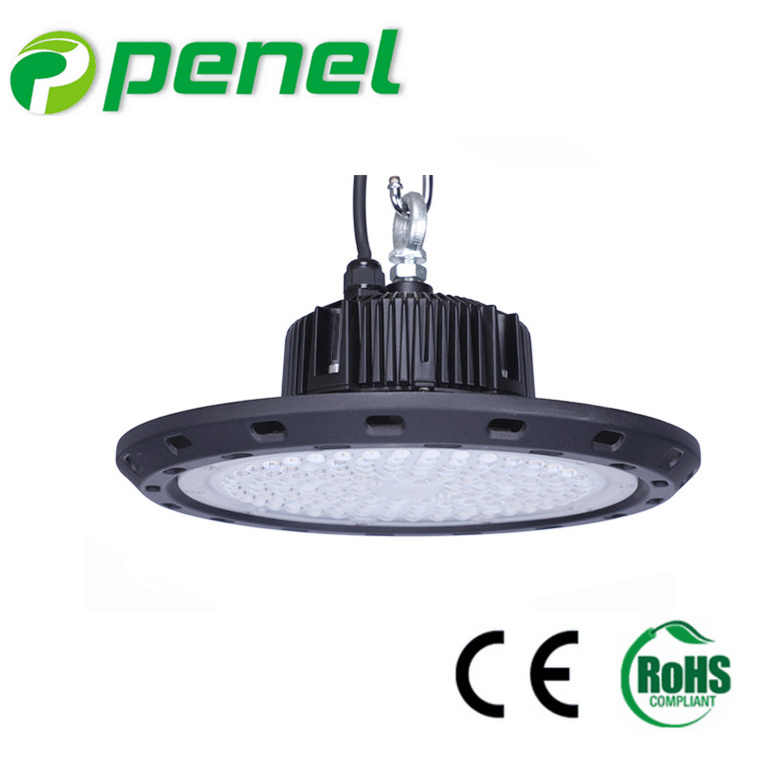 50W 100W 150W 200W UFO High Bay Light Workshop Warehouse Industrial Garage IP65 LED High Bay Lamp