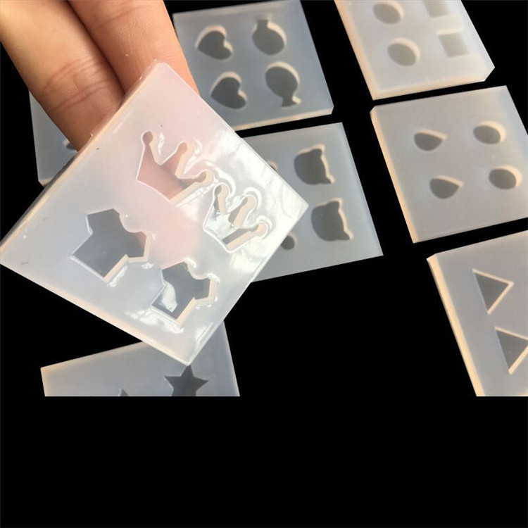 P1275 Mix Shapes Triangle Stud earring Silicone Resin Casting Mold for Epoxy Resin Jewelry Making Earring Pendant DIY Crafts