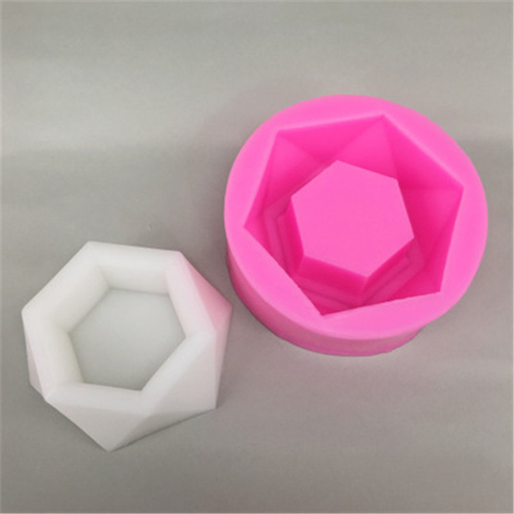 P1270 wholesale silicone flower pot mould silicon planter molds concrete