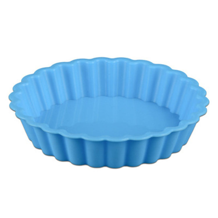 Factory price food grade silicon mini cake muffin mold non stick round liner silicone baking tray