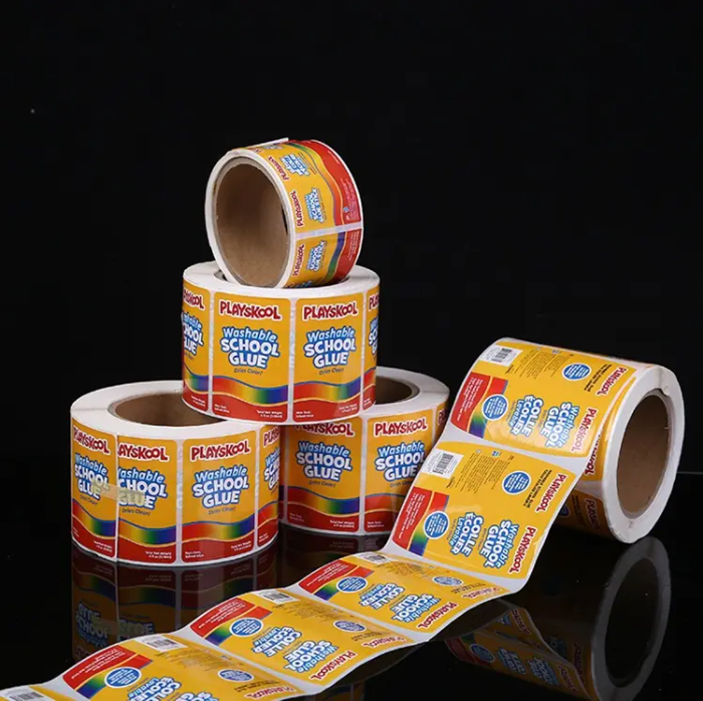 Custom biodegradable freezer/food safe moisture resistant sticker labels packaging labels printing logo stickers