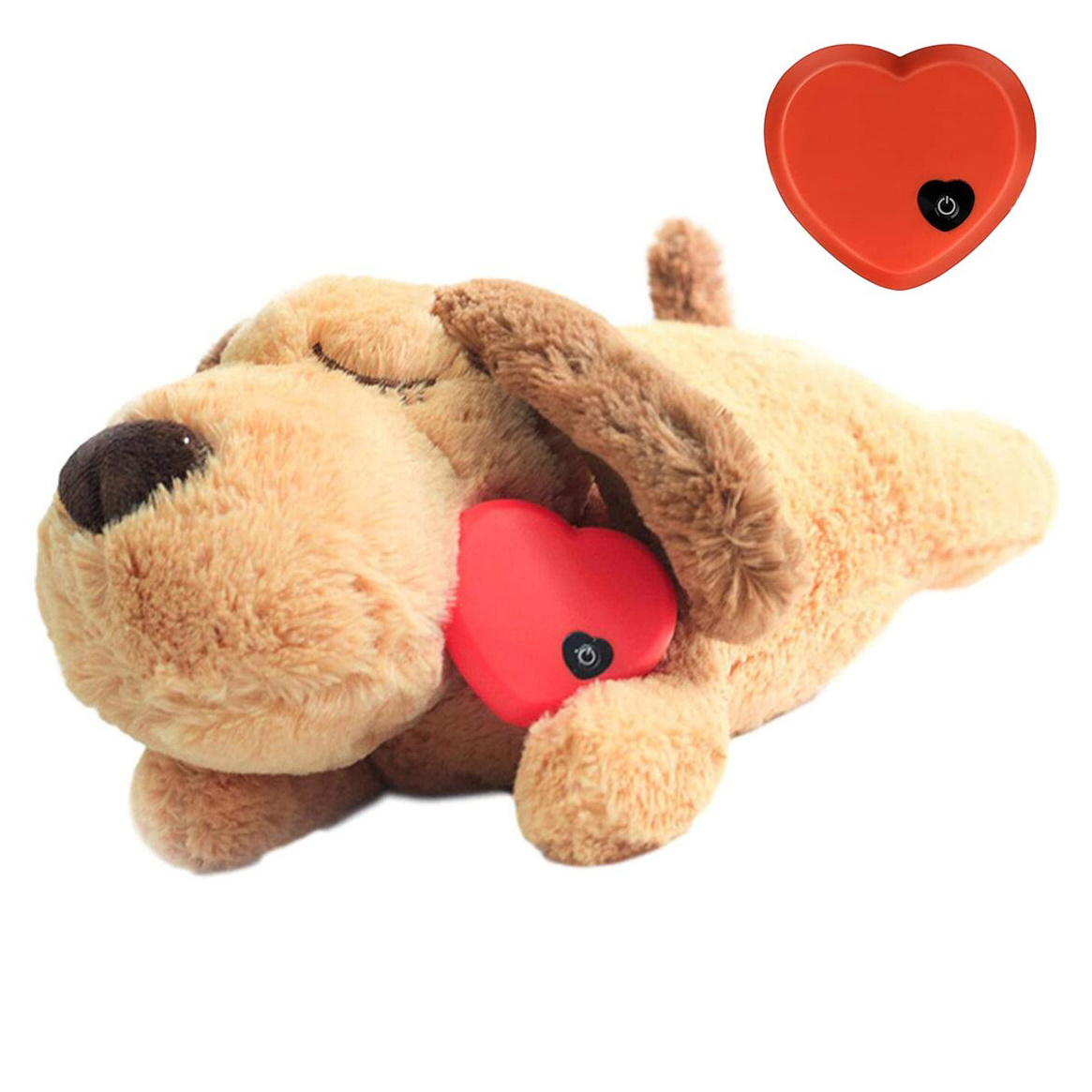 Wholesale Hot Selling Dog Cat Behavioral Aid Toy Pet Plush Toy with Hearbeat warm bag