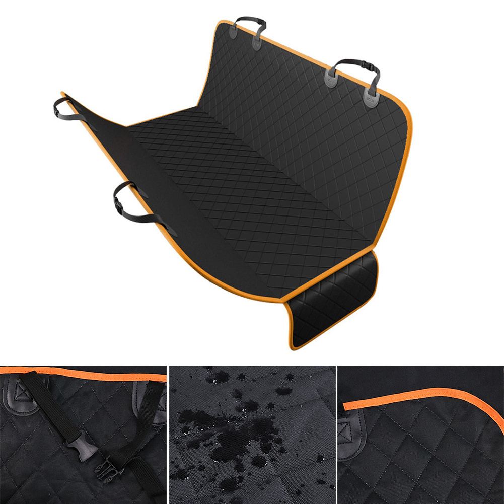 Dog Car Seat Cover for Back Seat Pet Waterproof Soft Seat Cover Hammock Scratch Proof Nonslip Pets Car Bench Protector for Pet