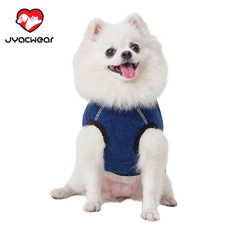 JYACWear hoodie with zipper reflective stripes dog designer clothes jumper pet fluffy dog sweater pet clothes luxury puppy cloth