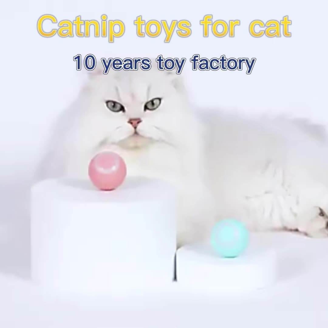 Smart Cat Toys Electric Pet Ball Automatic Rolling Ball Cat Interactive Toys Training Self-moving Catnip Toys for Cat