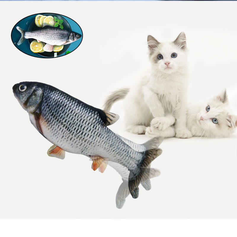 Low MOQ Cat Toy Fish Shape Bite Resistant Pet Chew Toys Catnip Toys for Cat