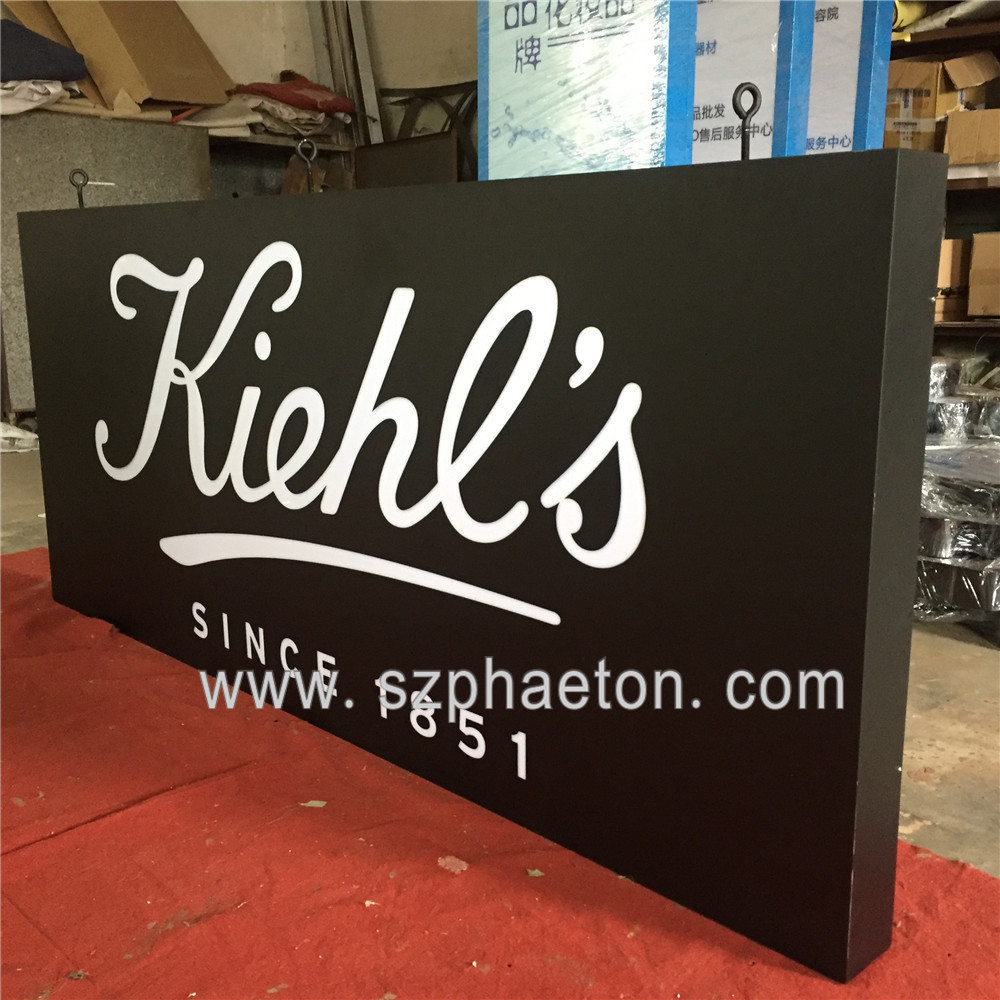 Company Logo Acrylic Frontlit Letter Sign For Store Outdoor LED 3D Waterproof Box letter Stainless steel advertising signage