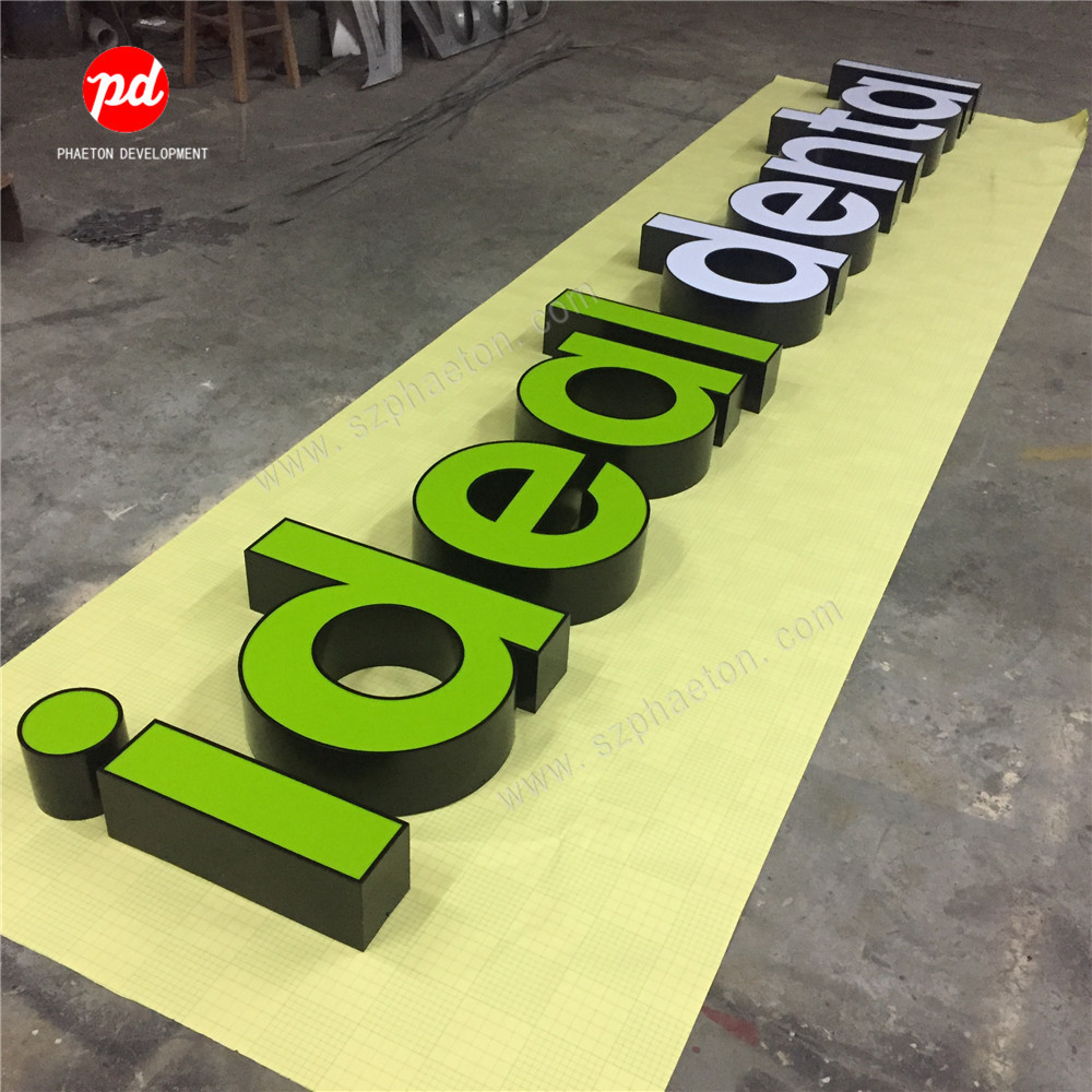 Led Channel Letter Sign Board Factory Custom Illuminated 3D Advertising Boards for Company Electronic Sign