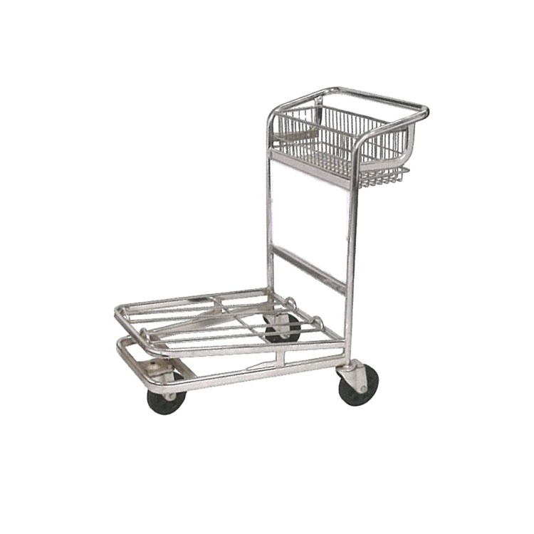 Standard 3 Wheel Steel Luggage Truck Platform Airport Cart Airline Baggage Carts