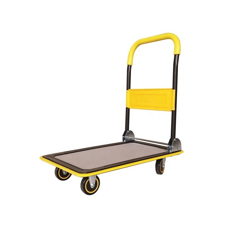 Hot sale folding portable steel trolley Multi-functional fashion trolley carts Platform Trolley