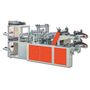 Used High Quality Polythene Nylon Plastic Bag Production Making Machine T-shirt Bag Machine