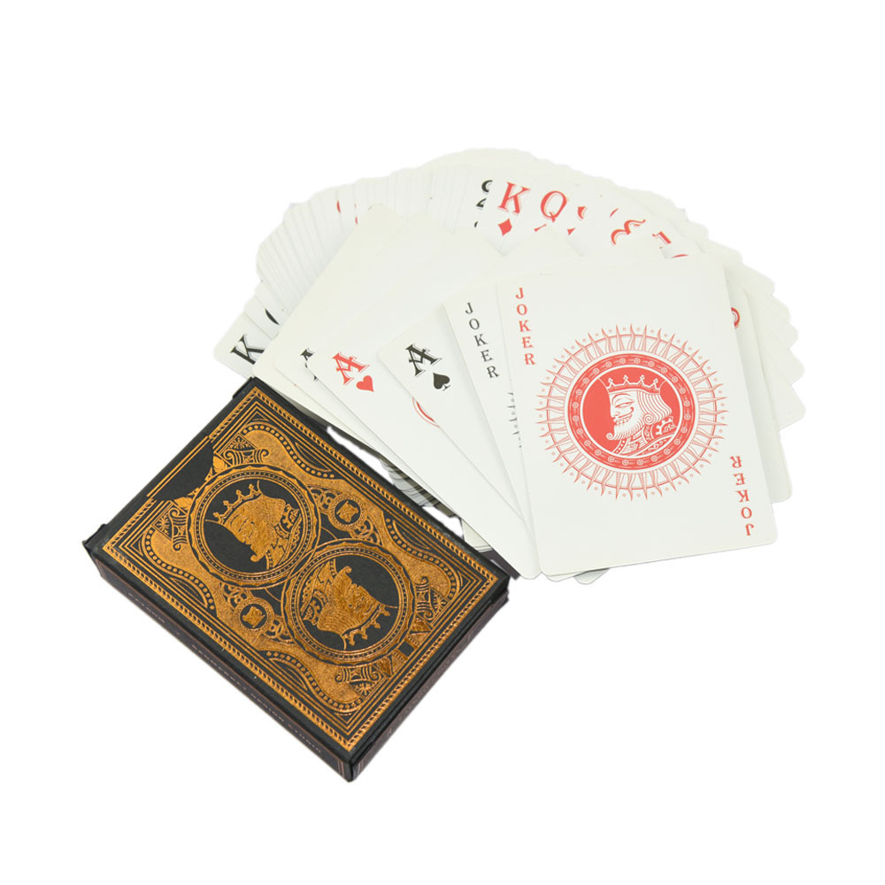 Printing Make 310gsm Germany Black Core Paper Personalise  Poker Dropshipping Minimalist Hologram Custom Playing Cards