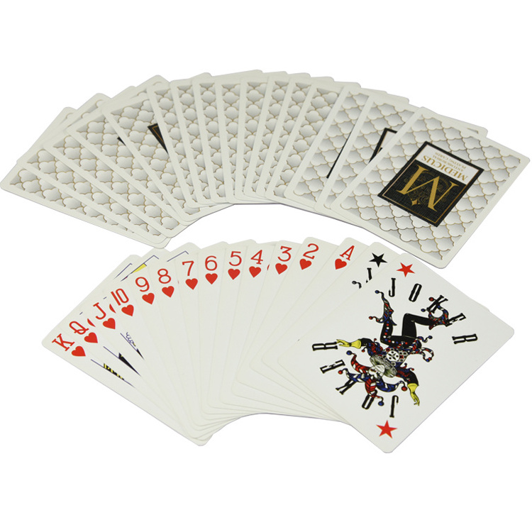 Wholesale Customised High Quality 24K Poker Game Deck Gold Foil Playing Card