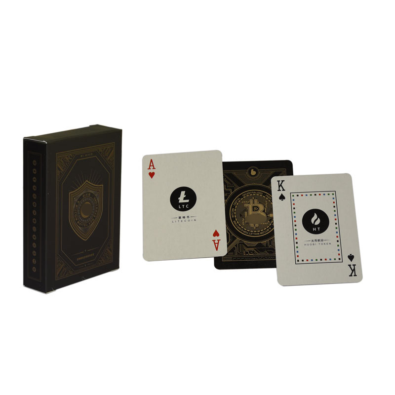 Gold Poker Playing Cards Custom Printing