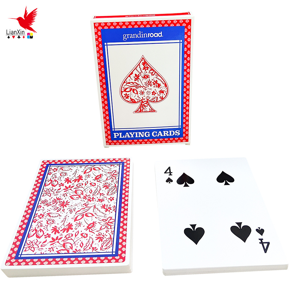 Custom Printing Playing Cards Game Poker Paper 57*87mm/63*88mm or Custom Size