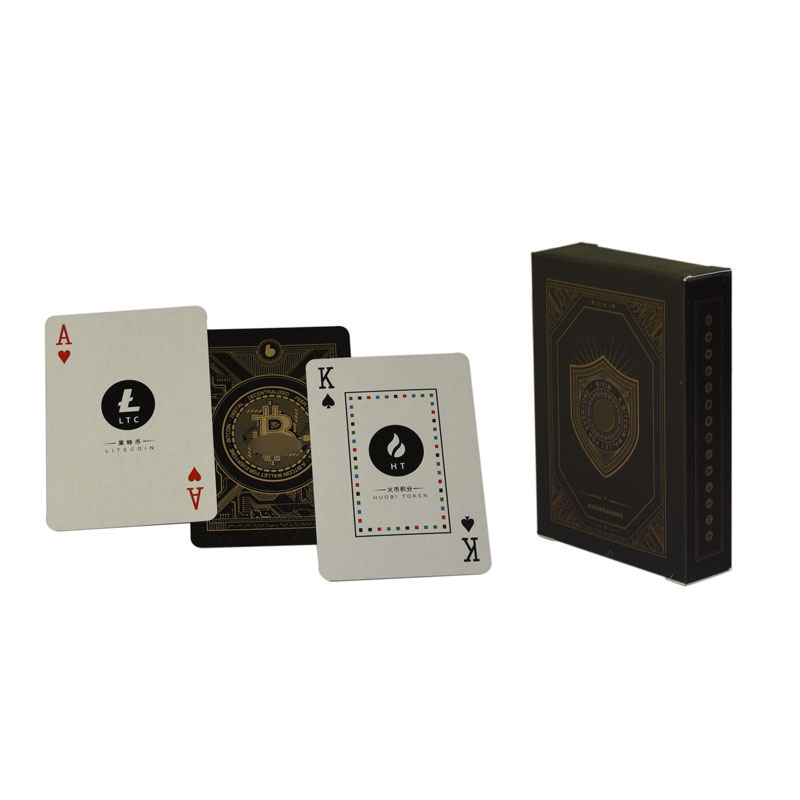 Gold Poker Playing Cards Custom Printing