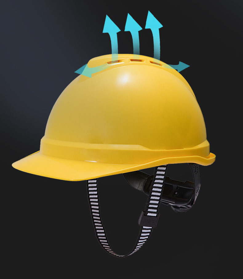 Adjustable Chin Strap For Mechanical Engineering Anti Smash Work Abs Industrial Hard Hats Construction Safety Helmet