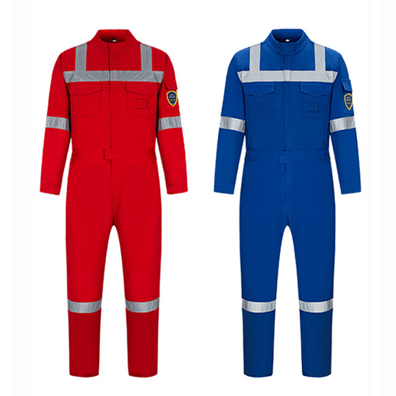 Fire-proof Antistatic Custom Made Coverall Workwear Coverall Uniform Design Fr Fire Resistant Clothing For Men