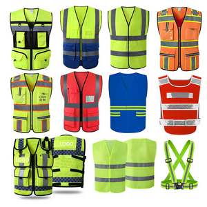 Chaleco De Seguridad Industrial Wholesale Cheap Work Wear High Visibility Engineers Construction Reflective Safety Clothing Vest