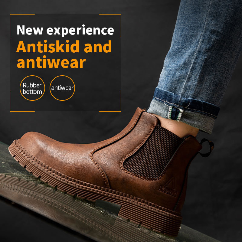 Industrial Trade Of Composite Toe Mens Work Boots Botas De Seguridad Trabajo Para Hombre Safety Boots With Steel Toe Cap