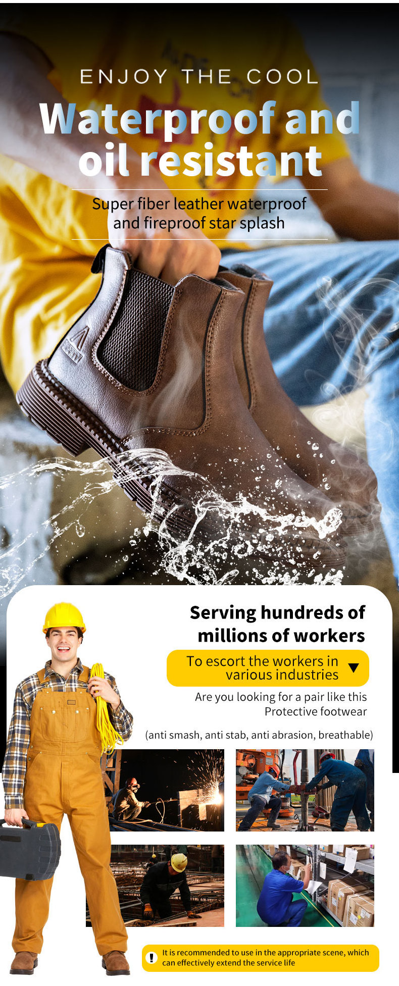 Industrial Trade Of Composite Toe Mens Work Boots Botas De Seguridad Trabajo Para Hombre Safety Boots With Steel Toe Cap