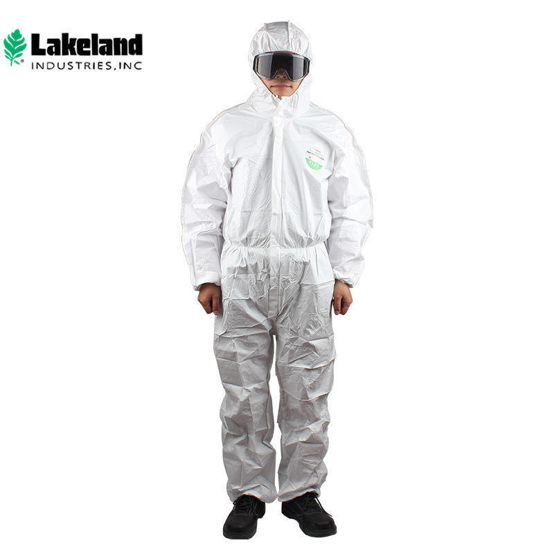 Lakeland AMN428E Protective Ppe Kit Suit Coverall Overall Disposable Coverall Protection Clothes Chemical Protective Clothing