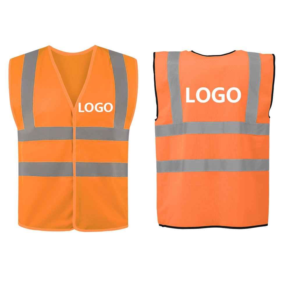 Wholesale Customized Industrial Engineers Mens Construction Security Reflective Safety Clothing High Visibility Vest