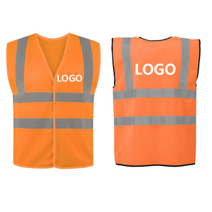 Wholesale Customized Industrial Engineers Mens Construction Security Reflective Safety Clothing High Visibility Vest