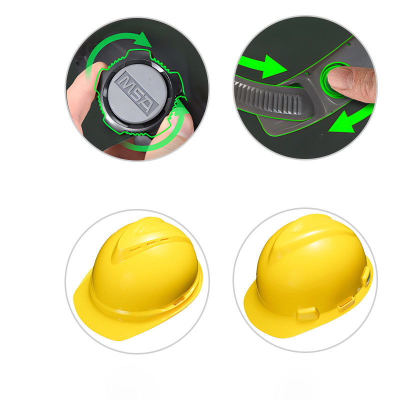 Adjustable Chin Strap For Mechanical Engineering Anti Smash Work Abs Industrial Hard Hats Construction Safety Helmet