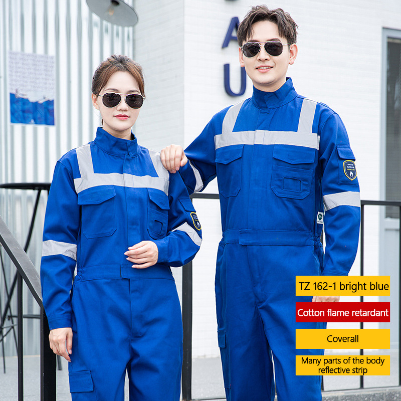 Fire-proof Antistatic Custom Made Coverall Workwear Coverall Uniform Design Fr Fire Resistant Clothing For Men