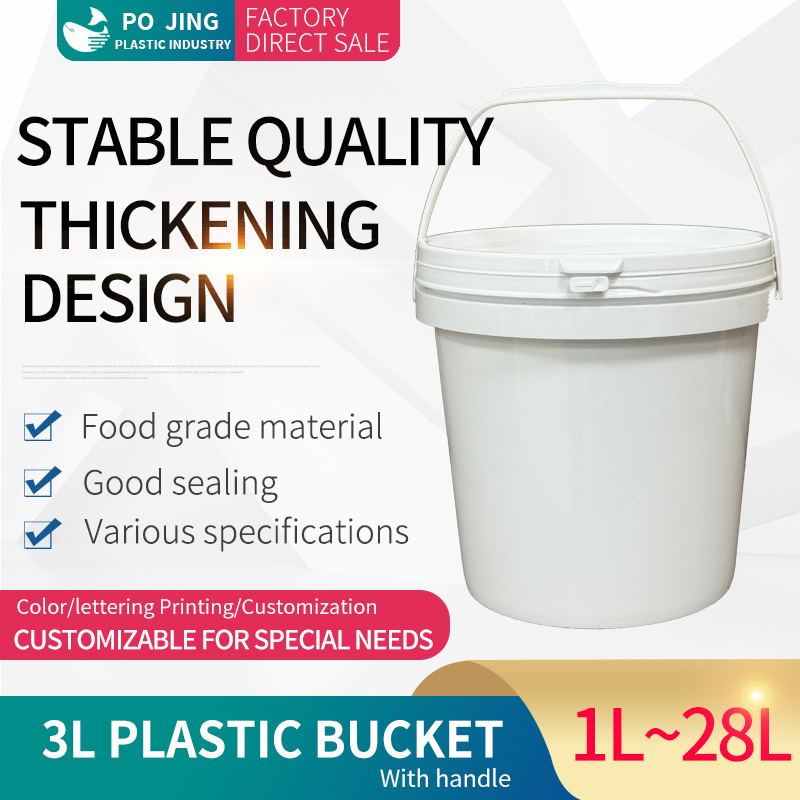 0.5L 1L 3L 5L 10L 15L 16L 20L 25L 30L Plastic Buckets Tubs Containers with Tamper Evident Lids