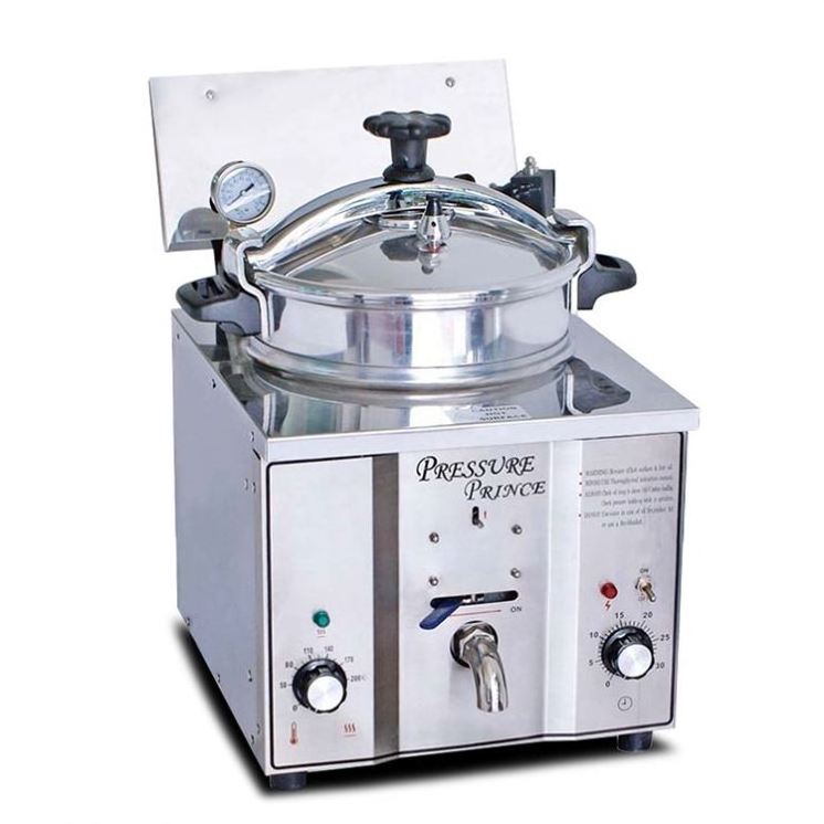 Electric Chicken Fryer Machine 16L Table Top Pressure Broasted Deep Fryer Used for Home & Restaurant Use Core Motor Component